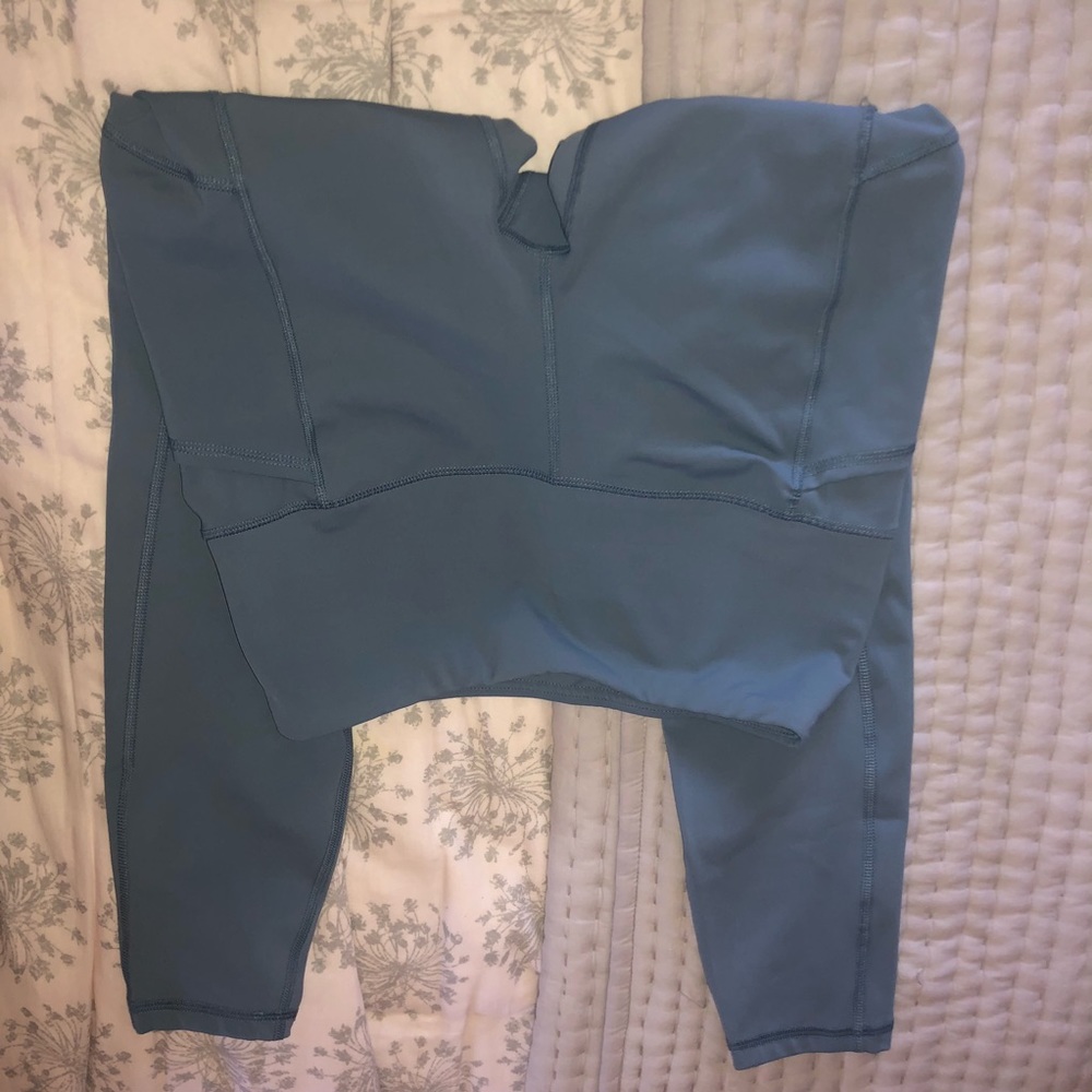 BLUE GYM LEGGINGS